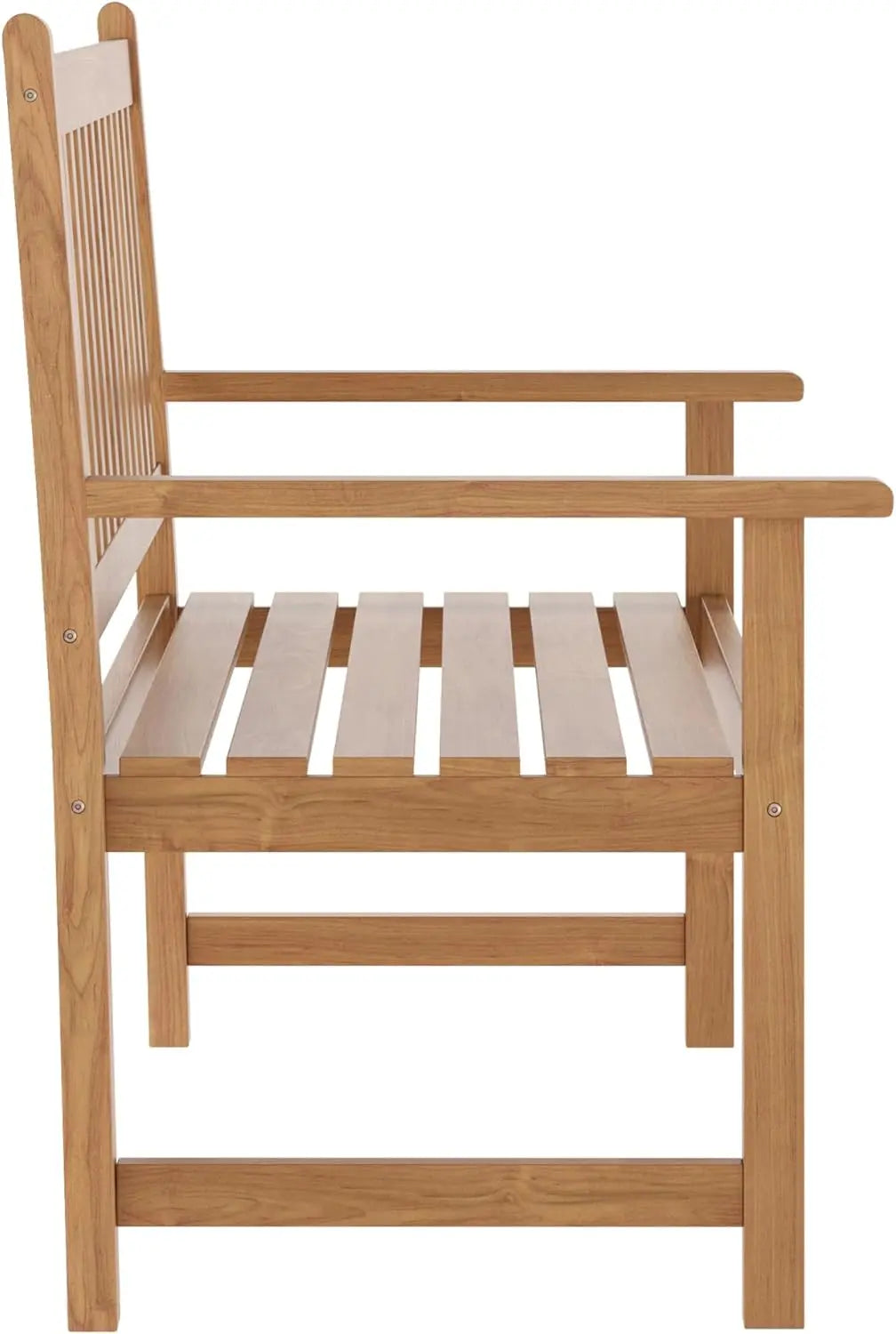 Wooden Bench for Indoor and Outdoor Patio, Sofa Stool, Double Lounger for Garden, Patio, Porch