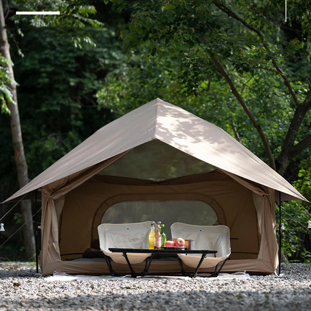 Camping Automatic Tent Outdoor Portable Waterproof Tent Hiking Mountaineering Family Travel Luxury Shelter