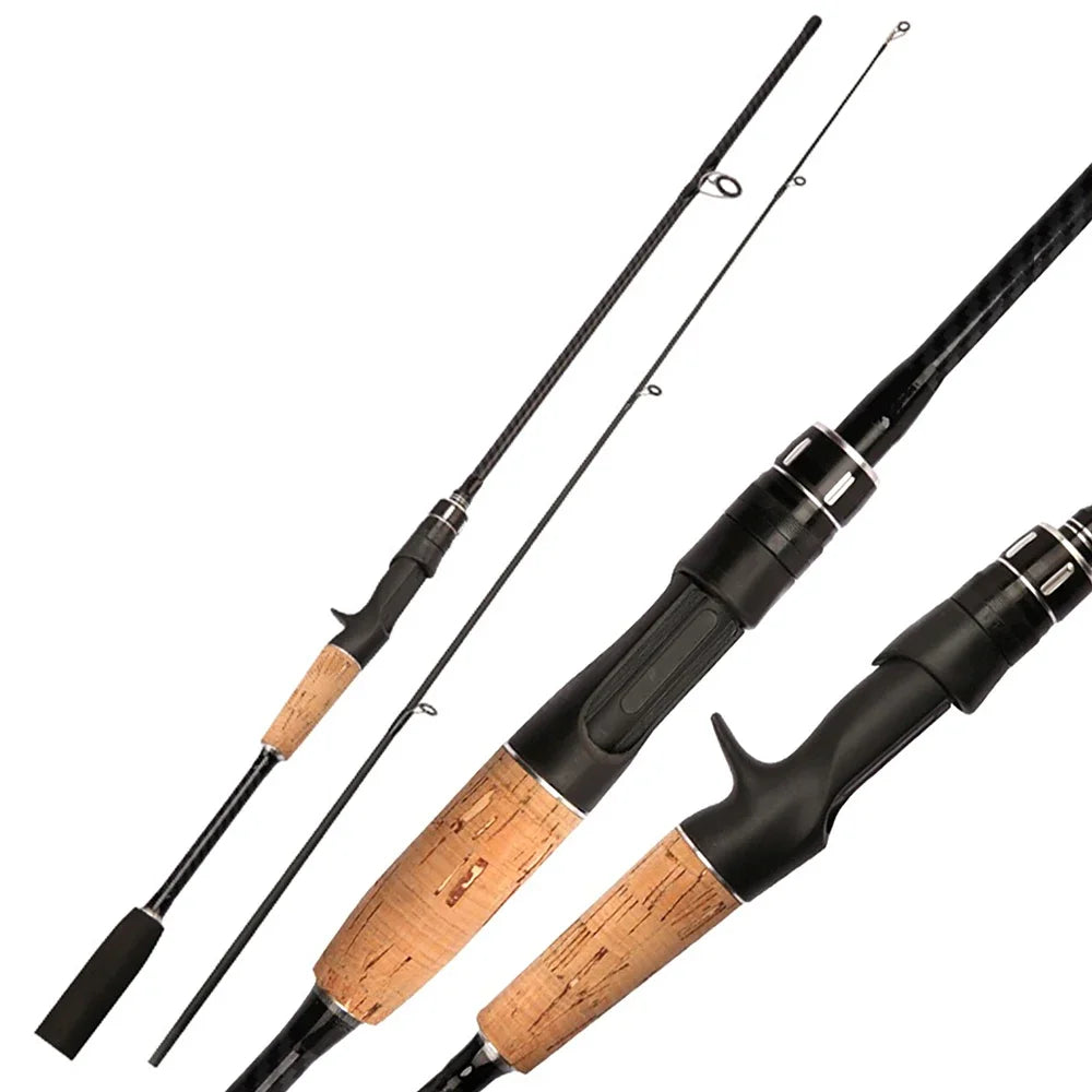 ML Spinning Rod Lure Bait 8-25g Action Fast Ultralight Solid Tip Fishing Casting Rod for Bass Trout Jigging Rod