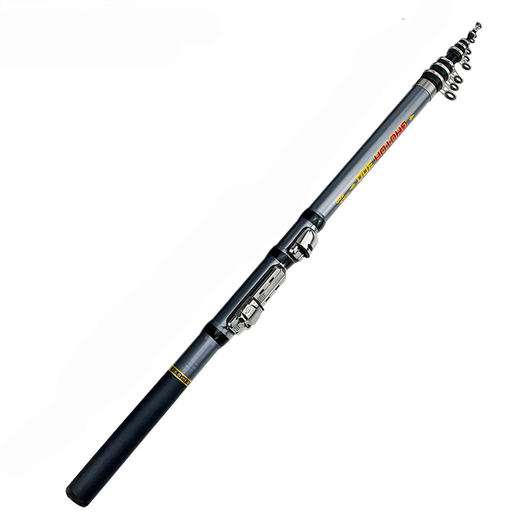 Carbon Fiber 1.5m 1.8m 2.1m 2.4m 2.7m 3m Spinning Fishing Rod Telescopic Rock Rods Surfcasting Pole Professional Fishing Tackle