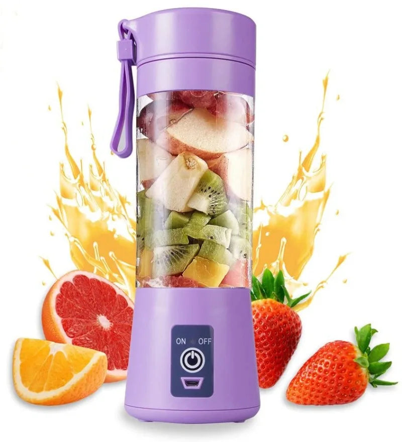 Mini Electric Juicer Household Electric Mini Bottle Home Fruit Milkshake Mixer USB Charging Juicer Machine for Kitchen Blender