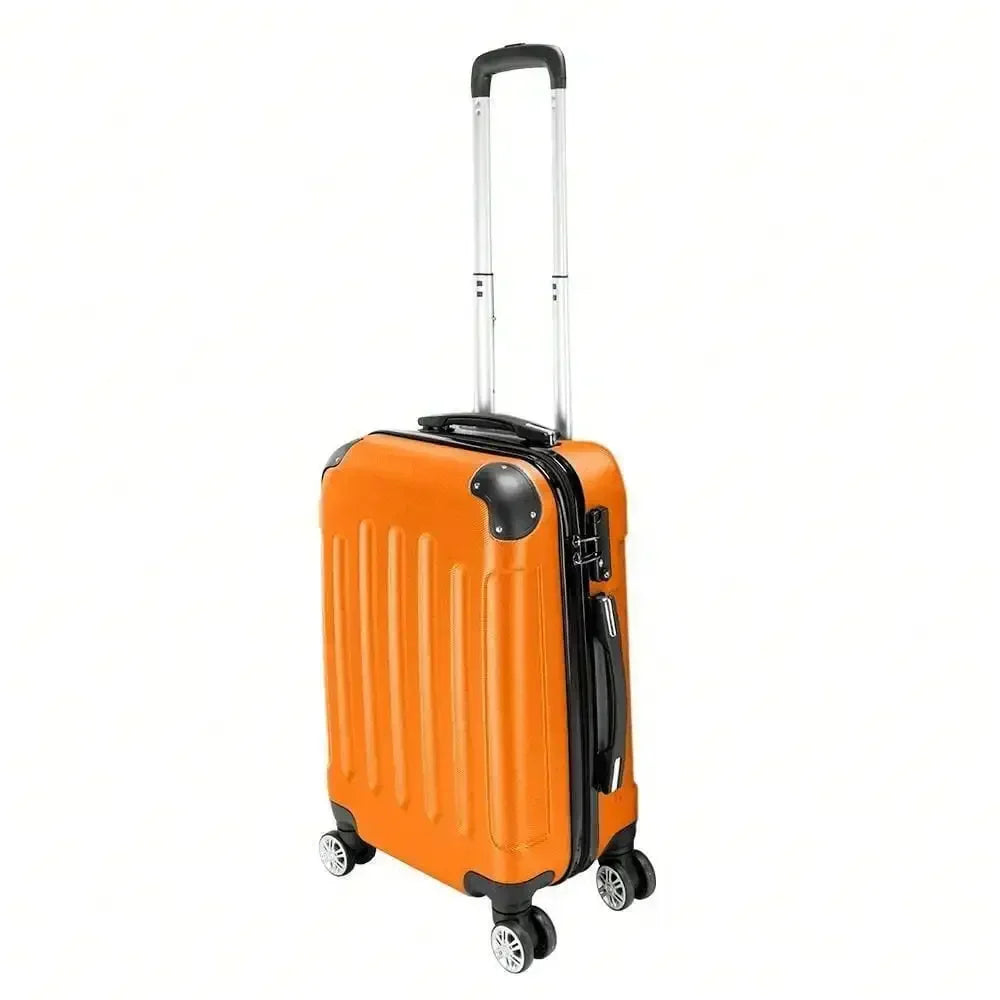Durable 3Pcs Luggage Set ABS Trolley Spinner 20"/24"/28" Suitcase Hard Shell