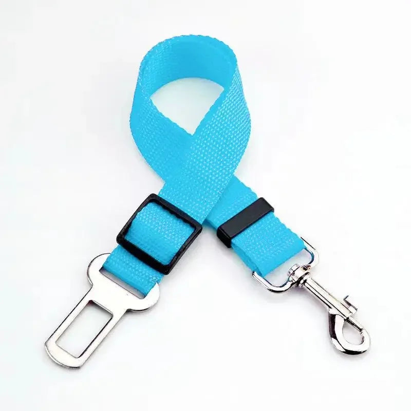 Adjustable Cat and Dog Car Seat Belt Pet Seat Vehicle Harness Lead Clip Safety Lever Traction Dog Collars Accessoires