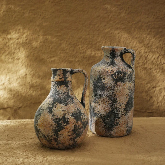Ceramic Vase For Home Decoration 25.8CM High Flower Vases For Dried Flowers Vintage Style Ceramics & Pottery For Room